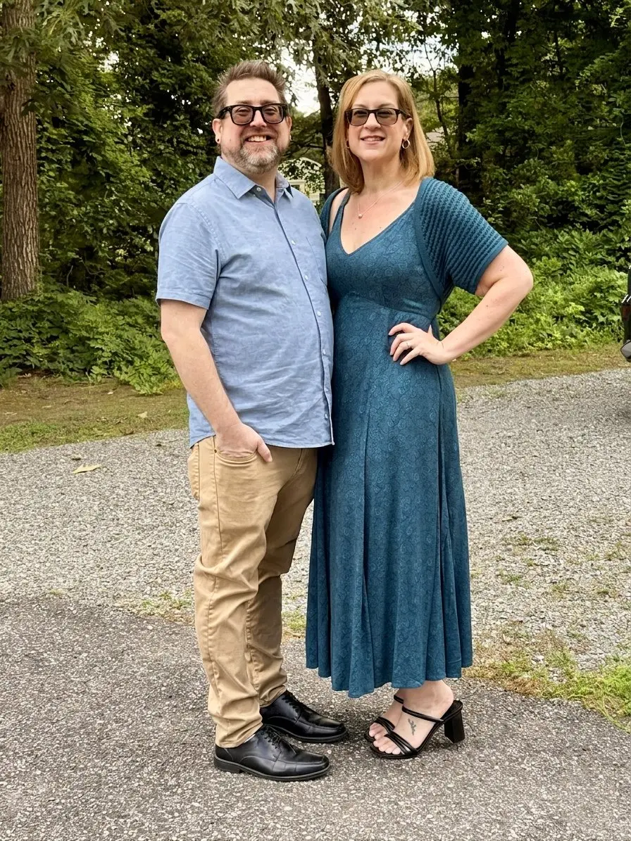 Nick and Jen, the founders of Let's Plan Dinner